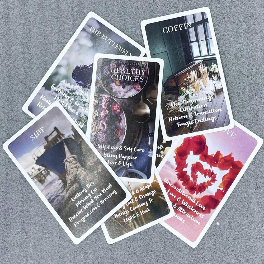 Grimaud - Joe's Cash Chiaroveggenza - Divinatory Oracle - Set di 55 Carte - Collezione Soul Shadow - Cartomanzia