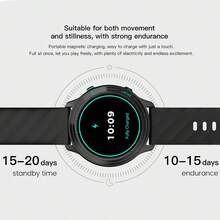 MAOYUAN 2024 Đồng hồ gọi điện thông minh dành cho thanh thiếu niên mới, Màn hình cảm ứng toàn màn hình HD 1,52 inch, 360 * 360 Pixel, Chống nước IP68, Hỗ trợ đa ngôn ngữ, Theo dõi sức khỏe, Hơn 123 chế độ tập thể dục, Mặt đồng hồ có thể tùy chỉnh, Đẩy tin nhắn, Điều khiển nhạc, Dự báo thời tiết, Tương thích với iOS Và Android, Đồng hồ thể thao thông minh - màu đen - Xem 11