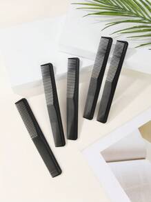 Hair Comb Double Sided Hair Styling Comb Portable Barber Salon Household Hairdressing Comb, Professional Hair Cutting Comb Double-Sided Haircut Brush Salon Barber Hairdressing Tools, Back To School, Travel Holiday Essentials, Hair Accessories For Women, Brushes, Hair Brush, Detangling Brush, Ball Brush, Mini Hair Brush Set, Wooden Comb, Hair Brush - Multicolor - View 8