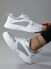 高品质女士休闲鞋，耐磨防滑，时尚实用，防滑护足！2025新款女士工作鞋，安全防护，轻松应对工作挑战！甜美学院风网眼鞋，女士运动鞋