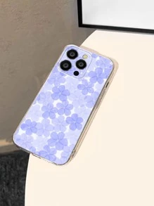 1pc Simple Painted TPU Phone Case Compatible With IPhone 15/15 Pro/15 ProMax,International Version, Not The Domestic Version - Multicolor - View 4