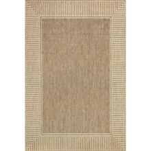 NuLOOM Asha Simple Border Indoor/Outdoor Area Rug For Bedroom, Dining Room, Living Room, Hallway, Office, Kitchen, Entryway - 卡其色 - 查看 2