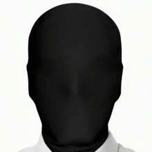 1 件万圣节服装莱卡面具和紧身衣，款式随机，圣诞节 - 黑色 - 查看 4