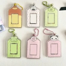 Cute 1 Inch Small Animal Acrylic Photo Frame Pendant Kpop Back To School - Color - View 2