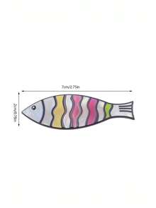 1pc Cartoon Cute Cat Fish Bangs Side Clip Hair Accessories To Send Friends. - Multicolor - View 7