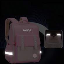 Elementary School Student Orthopedic Backpack For Reducing Burden, School Girls Bag - Purple - View 5