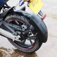 BikerBeat Mexico Guardafango Lodera Universal Para Motocicleta - Negro - Ver 4