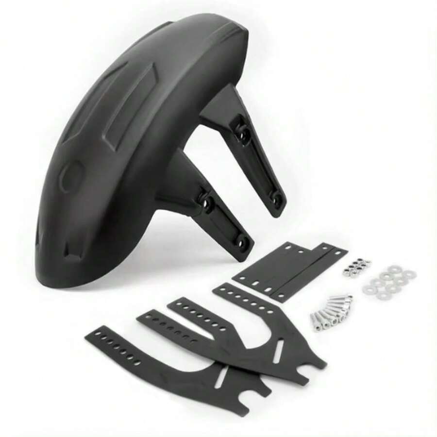 BikerBeat Mexico Guardafango Lodera Universal Para Motocicleta - Negro - Ver 1