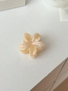 1pc Sweet & Lovely Girls Style Flower Claw Clip, Fine Hair Clips With Strong Hold, Suitable For Various Hairstyles, Hair Claw For Girls' Hair, Decorative Hair Accessories Hair Jaw Clip Hair Clamps Hair Clutch Hair Claw Clip Fall Winter For Vacation Outfits Woman