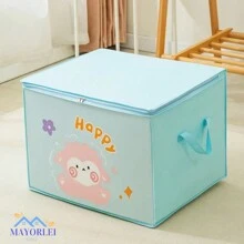 Foldable Storage Bags Dress Shorts Jeans Storage - Blue - View 1