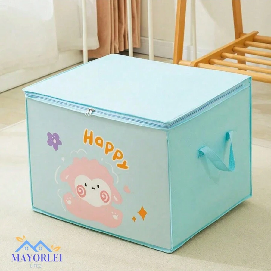 Foldable Storage Bags Dress Shorts Jeans Storage - Blue - View 1
