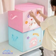 Foldable Storage Bags Dress Shorts Jeans Storage - Blue - View 4