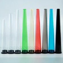 1/5/10 Ống lưu trữ hình nón thuốc lá bằng nhựa cuộn tay 1/5/10, Ống bảo quản hình nón bằng nhựa đa chức năng, Khử mùi, Ống lưu trữ hình nón thuốc lá tự chế nhỏ, vừa và cực lớn, Thích hợp cho việc lưu trữ kín đơn Thuốc lá hình nón tự chế - Nhiều màu - Xem 1