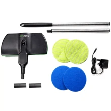 Electric Floor Mop Cordless Mop Spinning Cleaner Floor Scrubber Machine - Black - View 9