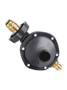 Regulador de gas 1 vía con maneral, baja presión, Foset RG-101 - Negro - Ver 1