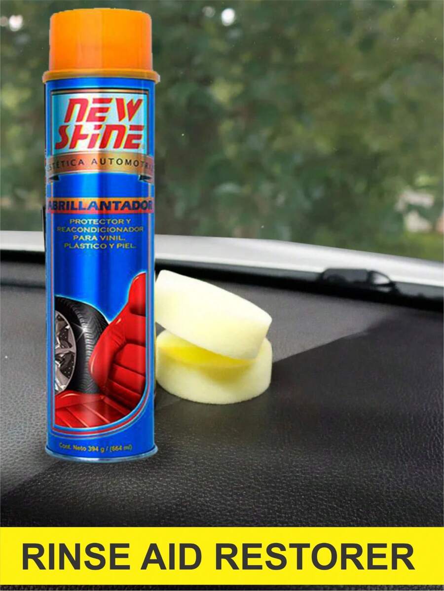 Restaurador de plásticos de coche abrillantador de larga duracion a prueba de polvo producto de limpieza de 560ml - Negro - Ver 1