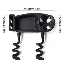 1pc Baby Stroller Food Tray, Cup Holder, Accessory For Children Pram - Black - View 4