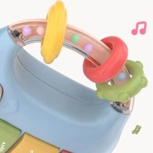 1pc Electric Pacifier Bottle Teething Toy With Lights, Sounds & Bilingual Pronunciation For Early Learning & Baby Development, Birthday Gift - Multicolor - View 4
