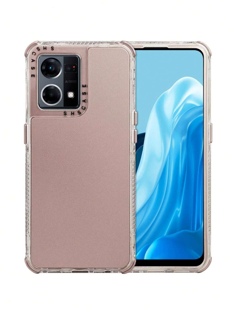Funda 360 3 En 1 Uso Rudo Metal Para Oppo A78 Rainbow - Rosa - Ver 1