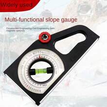 Portable Mechanical Inclinometer, Digital Angle Finder Magnetic Slope Meter Shingle Gauge, Multifunction Angle Meter Gauge Measuring, Universal Slope Measuring Ruler(Color:Black) - Black - View 7