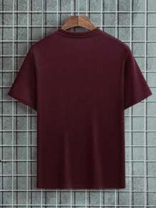 Men Shirts - 紫紅色 - 查看 2