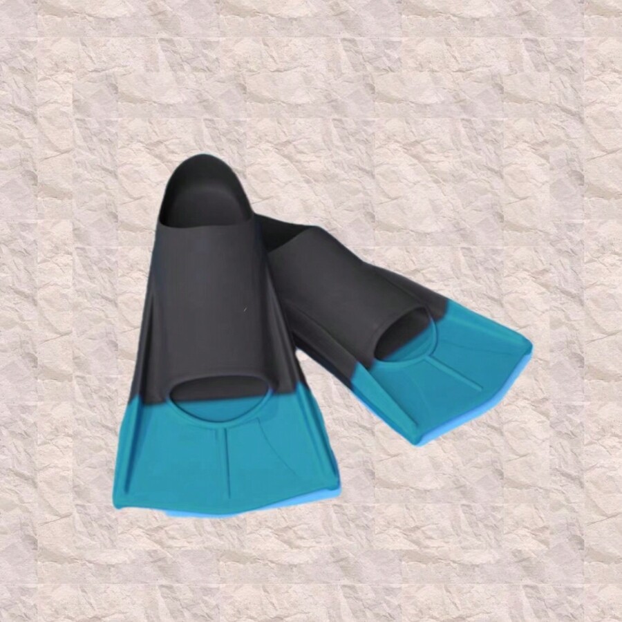 Adult Short Swimming Fins For Snorkeling Training Frog Kick Duck Feet Flippers Freestyle