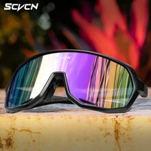 SCVCN Bike Cycling Glasses MTB Mountain Road Racing Equipment Men Women Outdoor Sport Glasses Bicycle Hiking Driving Fishing Golf Accessories Travel Camping Glasses - 彩色 - 查看 12