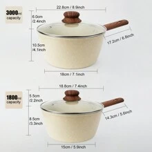 Chảo chống dính Stockpot Rice White Chảo nấu ăn Stockpot Chảo rán Nhà bếp NỒI Dùng cho nhiều loại bếp Nhôm đúc dày Lớp phủ chống dính Stockpot Dễ vệ sinh Chống dính Có thể chiên hoặc nấu trong một nồi Đa năng Thích hợp cho gia đình sử dụng Có thể sử dụng trên mọi loại bếp Luộc hải sản - Xem 3