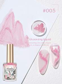 XEIJAYI 1入組15ml 10色綻放凝膠指甲油 - UV LED浸泡式，擴散效果，大理石設計，適用於DIY春夏彩色花卉水彩 - 彩色 - 查看 10