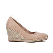 Women's Platform Espadrilles Wedge Pumps Shoes – Pointed Toe Slip On Height-Boosting Wedge Shoes For Petite, Work, Date Nights, Travel, Christmas & New Year Gifts - 杏色 - 查看 2