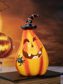 1pc Halloween Resin Pumpkin Hat Shaped Decoration For Party Scene Birthday