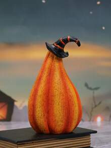 1pc Halloween Resin Pumpkin Hat Shaped Decoration For Party Scene Birthday