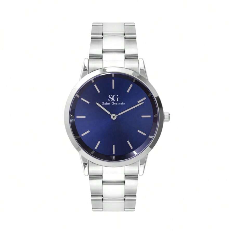 Men Quartz Watches - 銀色 - 查看 1