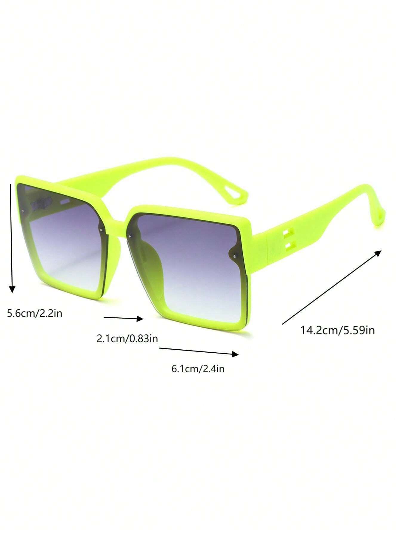 New European And American Style Big Frame Square Fashion Glasses For