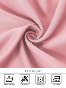 2 Paños Cortinas Blackout 2.30 X 3 M Habitación Sala de Cortinas para recamara Ventonas de negroconPaneles Draperie de de 91 pulgadas de largoúnica cortinas blackout de doble capa, 1 paneles con aislamiento térmico, cortinas largas y cortinas, 2 burg, oscurecimiento de la habitación, cortinas grises con ojales para sala de estar, recámara, ventana, exquisita y con un excelente efecto de sombreado Antifrío, Decoración,Insonorización, aislamiento térmico Artículos para Ventanas Cortinas, Muy adecuado para dormitorios y salas de estar, dormitorio, sala de estar, oscurecimiento a rayas,decoración del hogar, cortinas de ventana con ojales degradados,Antifrío, Cortinas Opacas de Estrellas para Salón, Decoración,Insonorización, aislamiento térmico Artículos para Ventanas / Cortina,creando un ambiente romántico(39 x 52 pulgadas ,52 x 84 pulgadas ,52 x 63 pulgadas,59 x 90 pulgadas  negras, azules, grises, rosas, beige y otros colores sólidos)Diferentes tamaños para que elijas - Rosa - Ver 5