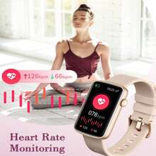 Smart Watches For Women Compatible With IPhone Android Phones, Slim Women's Fitness Bracelet Sports Tracker Digital Watch Step/Sleep Monitor