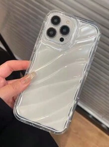Transparent And Cute Material Clear Phone Protective Case Compatible With IPhone 14/15 With Creative Phantom Color; Compatible With IPhone XS/7/8 Plus/XR/GE/S2/XS Max; Compatible With Apple IPhone P15/Promax/XA/XA Max P14/P13/P12 And P11 - Clear - View 2