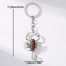 1 Máy Tính Vintage Đơn Giản Sáng Tạo Đại Dương Động Vật Cá Heo Cá Mập Rùa Tôm Móc Khóa, Ô Tô Thời Trang Mặt Dây Chuyền Túi Phụ Kiện Cá Tính Du Lịch Lưu Niệm - Bạc - Xem 5