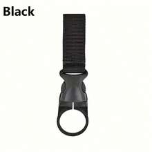 1 个方便的便携式瓶夹，方便户外活动时补水，户外战术尼龙水瓶挂扣，织带悬挂多功能登山扣，便携式水瓶快速悬挂矿泉水夹扣 - 彩色 - 查看 6