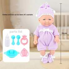 10-Inch Silicone Newborn Realistic Baby Doll Birthday Gift, Reborn Dollhouse Toy For Kids, Festival Gift For Boys And Girls - Multicolor - View 4