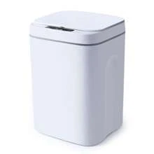 4.22 Gallon Trash Can Touchless Automatic Motion Sensor Smart Trash Can Bathroom - White(白色) - 查看 6