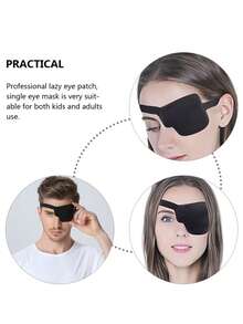 1 Mặt nạ mắt Cyclops 3D có thể điều chỉnh cho trang phục dự tiệc dành cho người lớn - màu đen - Xem 5