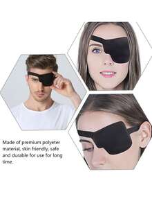 1 Mặt nạ mắt Cyclops 3D có thể điều chỉnh cho trang phục dự tiệc dành cho người lớn - màu đen - Xem 4