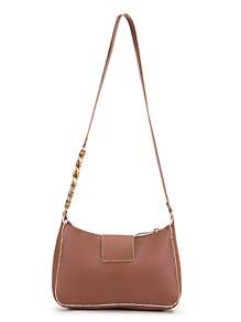 Gaby Show Women's Crescent Half Moon Shoulder Bag - 駝色 - 查看 3