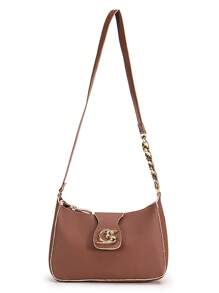 Gaby Show Women's Crescent Half Moon Shoulder Bag - 駝色 - 查看 2