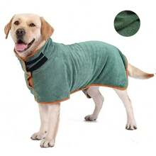 Dog Bathrobe Absorbent Pet Quick Drying Bath Towel Dog Bath Towel Large Small Dogs Clean Absorbent Bathrobe Full Body Wrap Cat - Multicolor - View 7