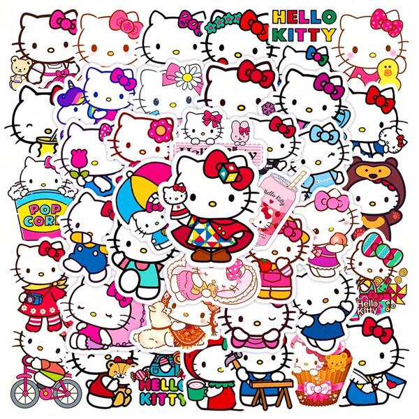 50 PCS Random Cute Stickers, Water Cup Stickers, Notebook Stickers, DIY Handmade Stickersstickers,Notebook,Cute Stickers,Stickers,Cute Stickers,Sticker