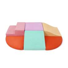 Foam Climbing Blocks For Toddlers And Preschoolers, Soft Climbing Indoor Set, Active Play Set For Climbing, Crawling, And Sliding, 6PCS, Indoor Climbing Mat For Kids, Indoor Building Blocks And Games For Children