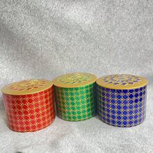 1入不銹鋼糖果儲存盒，餅干容器，零食罐，餅乾和雪花形糕點包裝，非常適合存放糖，茶，香料和零食，適合家居和辦公室裝飾