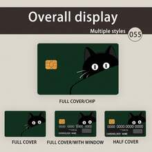 Card Sticker, 4pcs Ultra-Thin Skin Stickers For Card - Cute Cat Card Skin, Suitable For Credit Card, Key Card, Ultra-Thin Waterproof, Scratch-Resistant, Anti-Slip, Savings Card, Decorative Sticker - Multicolor - View 13